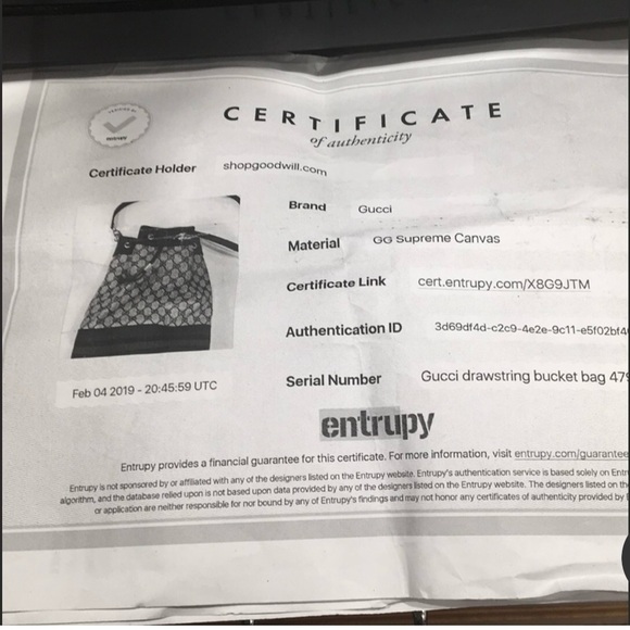 💯 Gucci navy drawstring Bucket bag - Picture 11 of 11